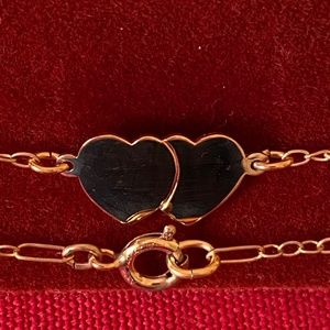 A&Z Hayward l 14KT GF Valentine Hearts Bracelet